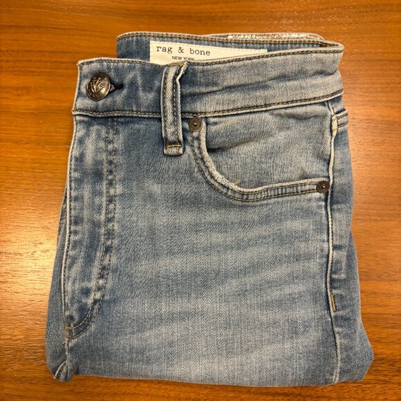 Rag & Bone Nina High Waist Skinny Jeans in Clemente Size 27 - Picture 8 of 8
